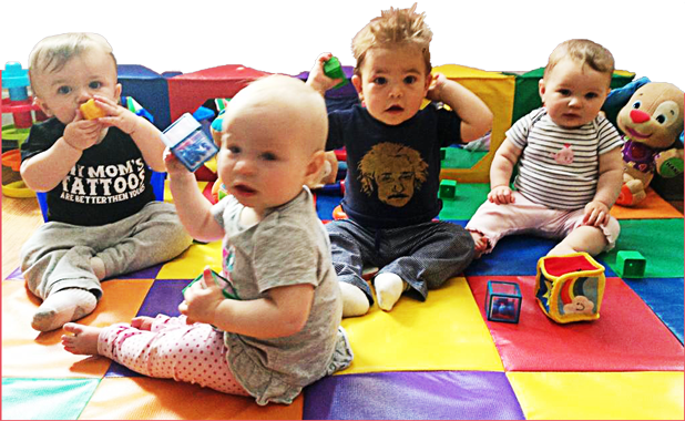 infants at Happy Bees Daycare